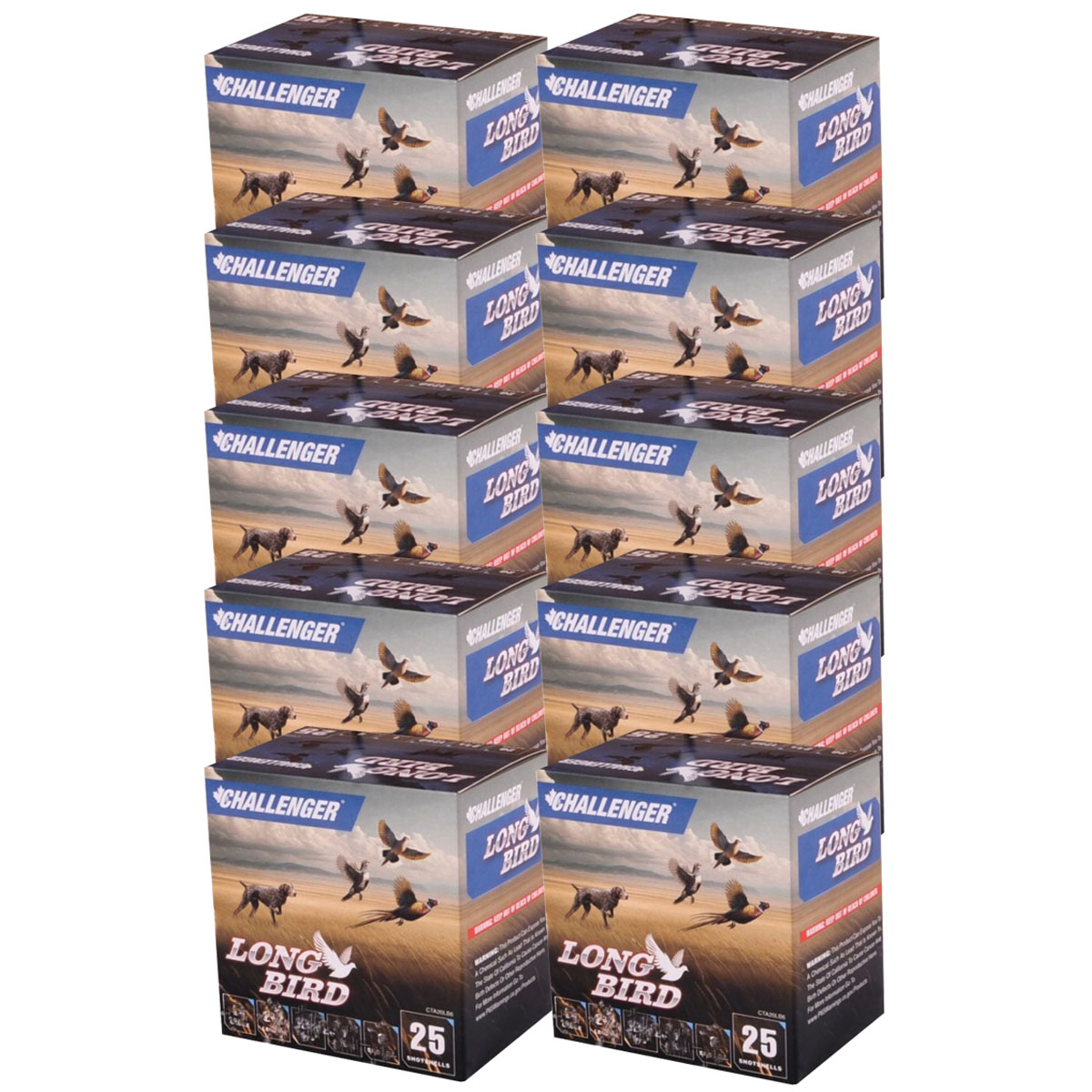 CHALLENGER AMMO - FEATHERLITE 20 GAUGE 2-3/4" #8 SHOT SHOTGUN AMMO