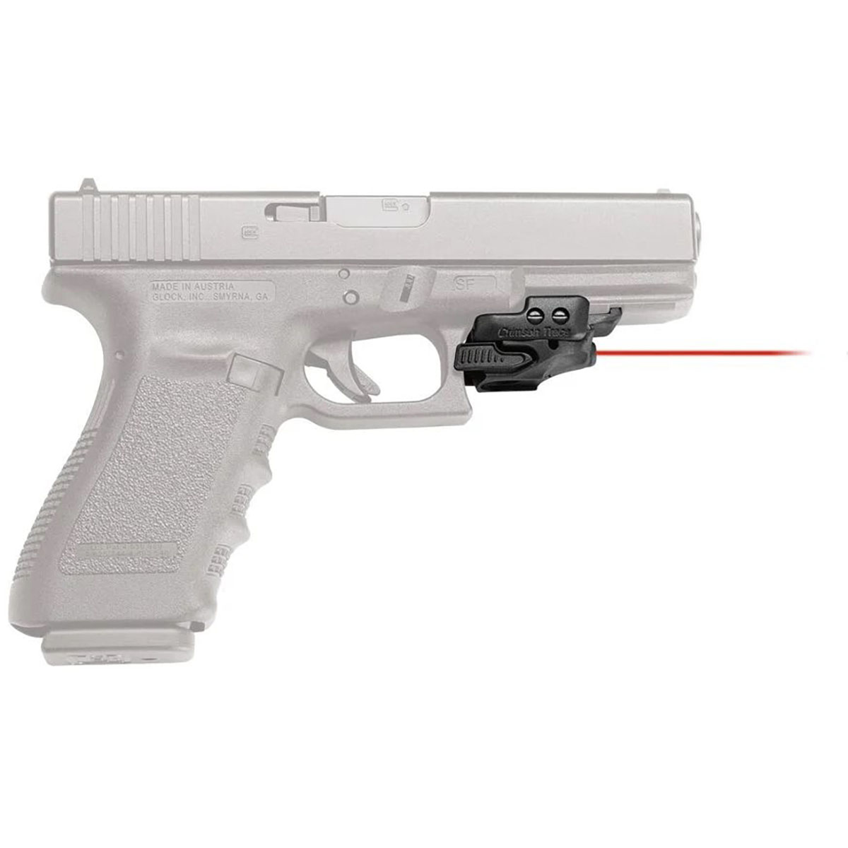 CRIMSON TRACE CORPORATION - CR-201 RAIL MASTER® UNIVERSAL RED LASER SIGHT FOR FIREARMS