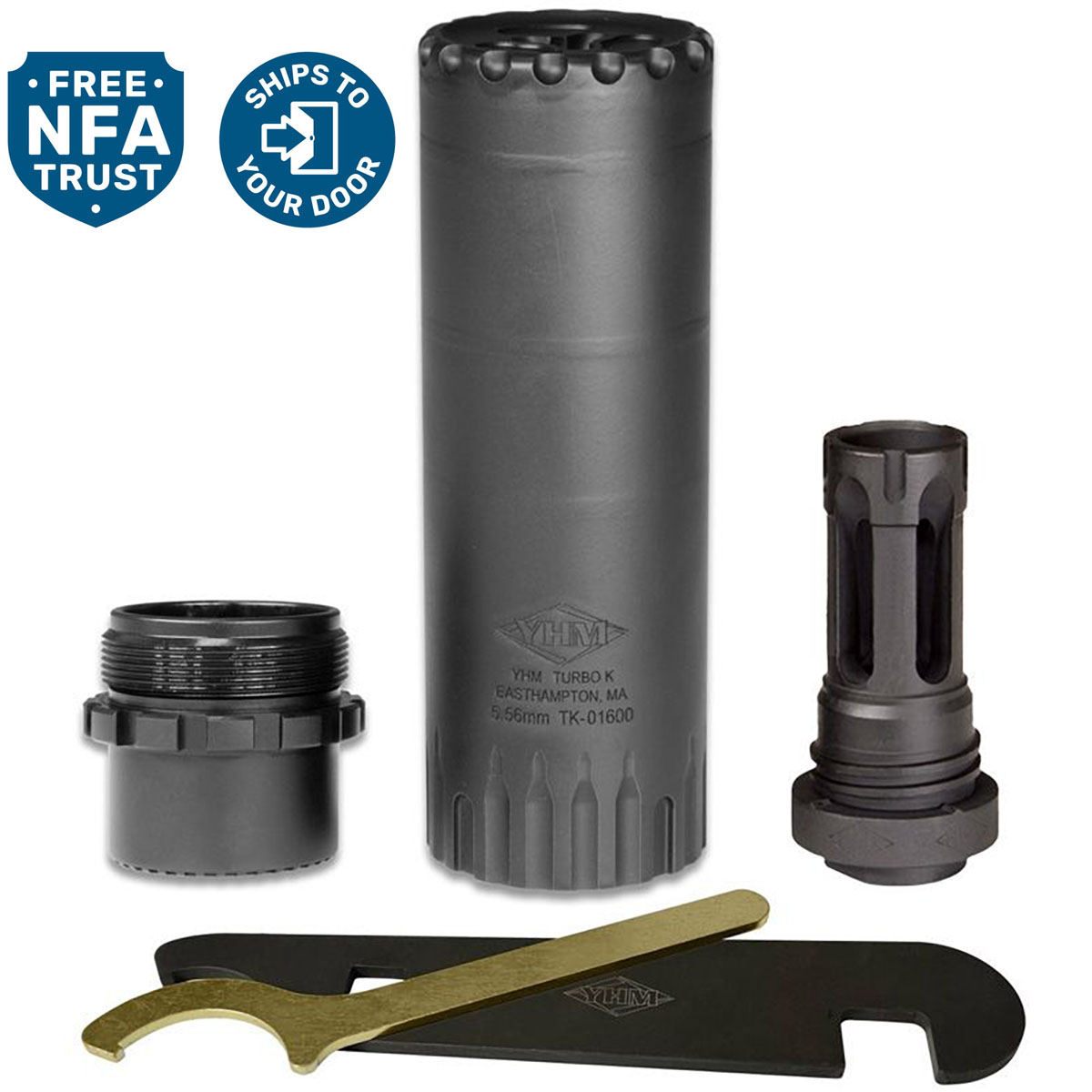 YANKEE HILL MACHINE CO., INC. - TURBO K-RB 5.56MM NATO RIFLE SUPPRESSOR