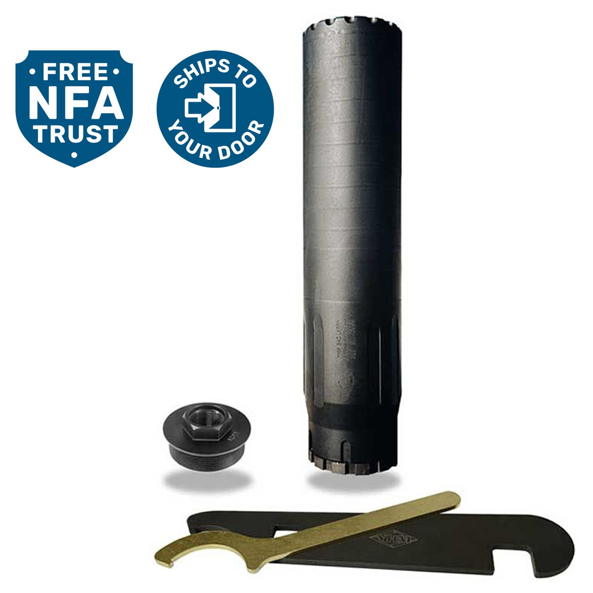 YANKEE HILL MACHINE CO., INC. - BAD LARRY 338 CALIBER RIFLE SUPPRESSOR