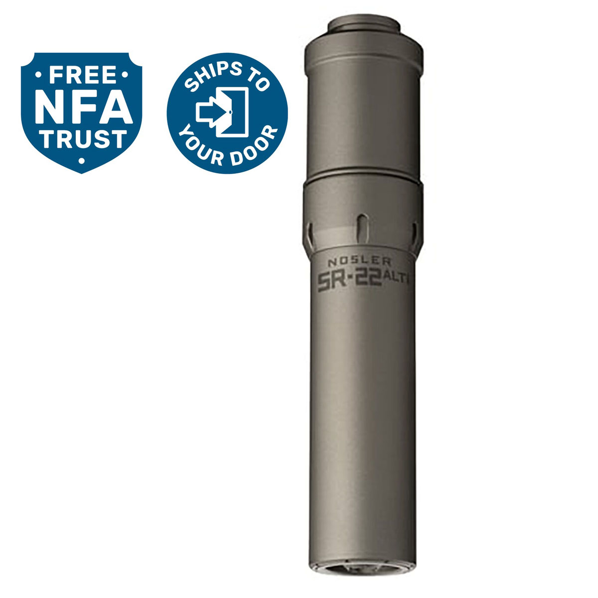 NOSLER, INC. - SR-22ALTI 22 CALIBER RIFLE SUPPRESSOR