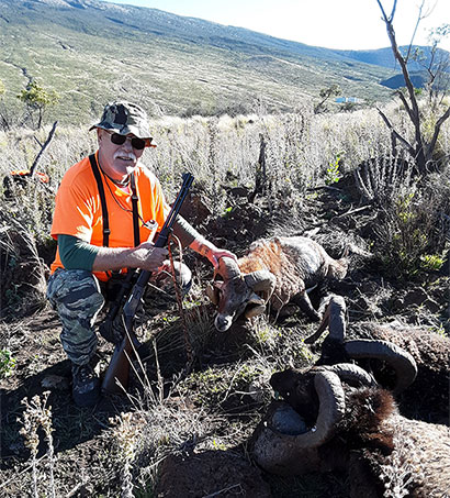 Michael and some nice rams.