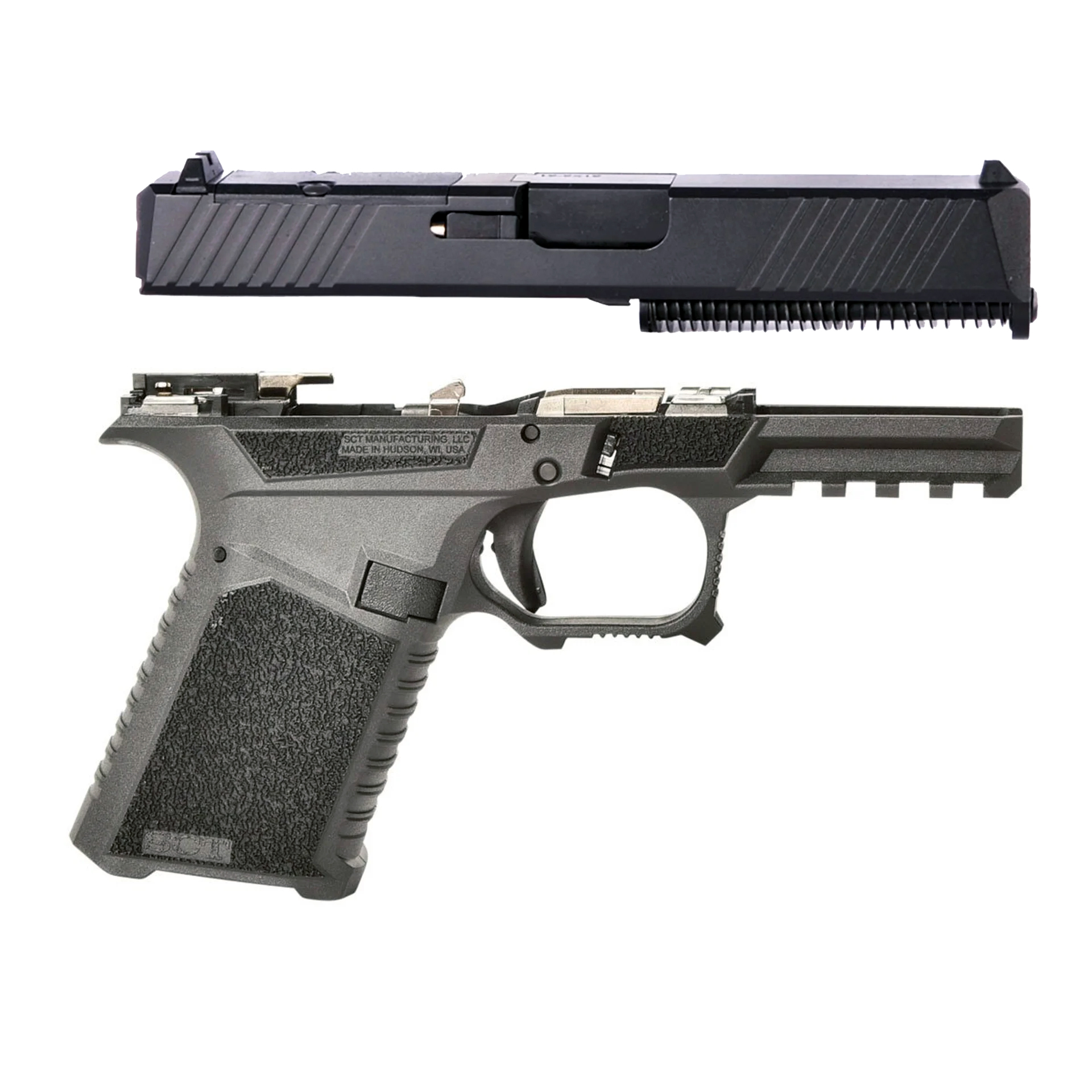 BROWNELLS BUNDLES - Brownells Complete Slide & SCT Assembled Frame For Glock 19