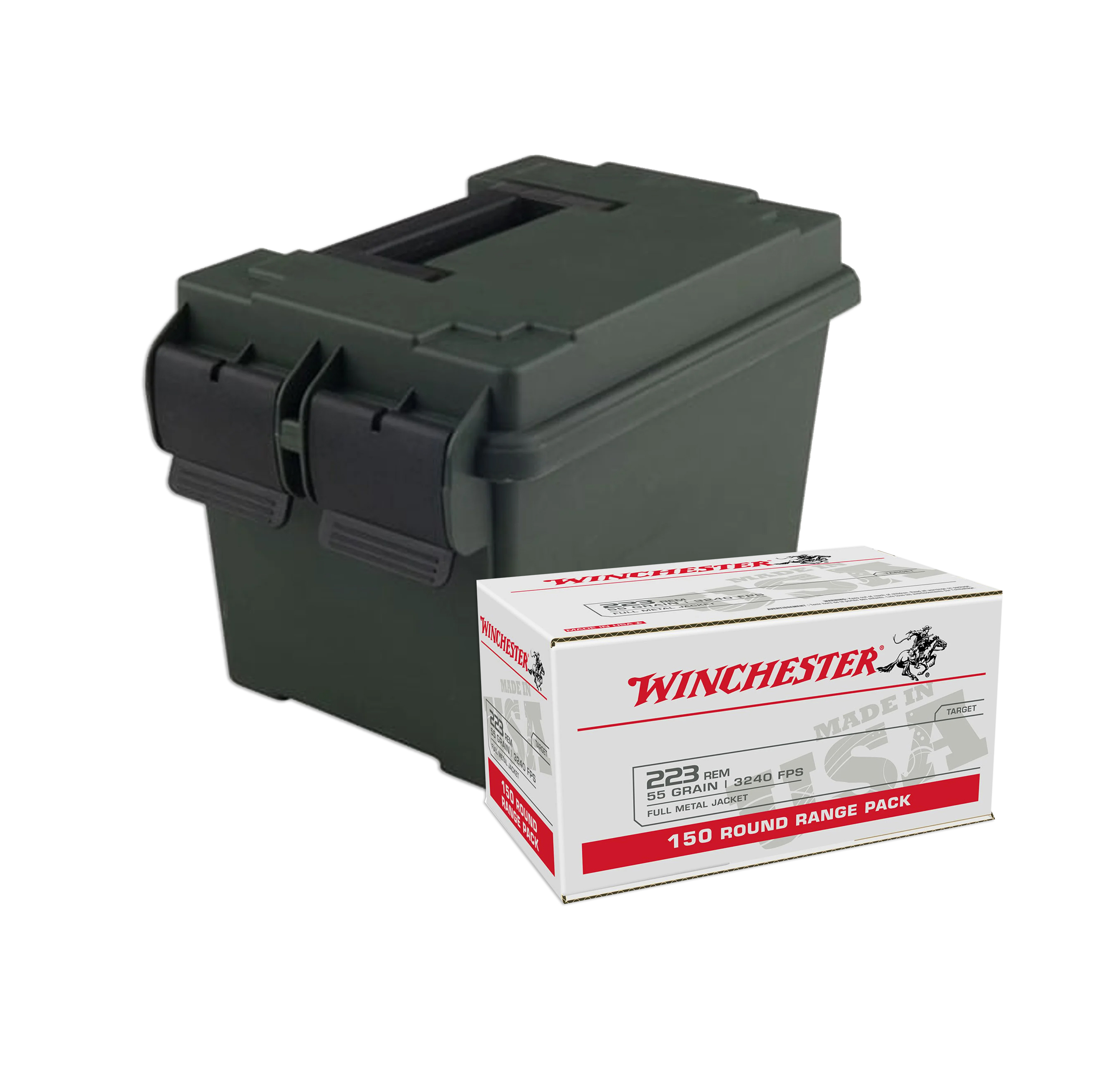 BROWNELLS BUNDLES - WINCHESTER RANGE PACK 223 & FREE MTM AMMO CAN